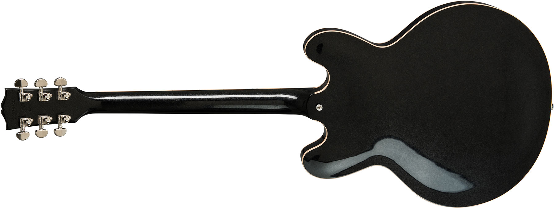 Gibson Es-335 Dot 2019 Hh Ht Rw - Graphite Metallic - Guitare Électrique 1/2 Caisse - Variation 2
