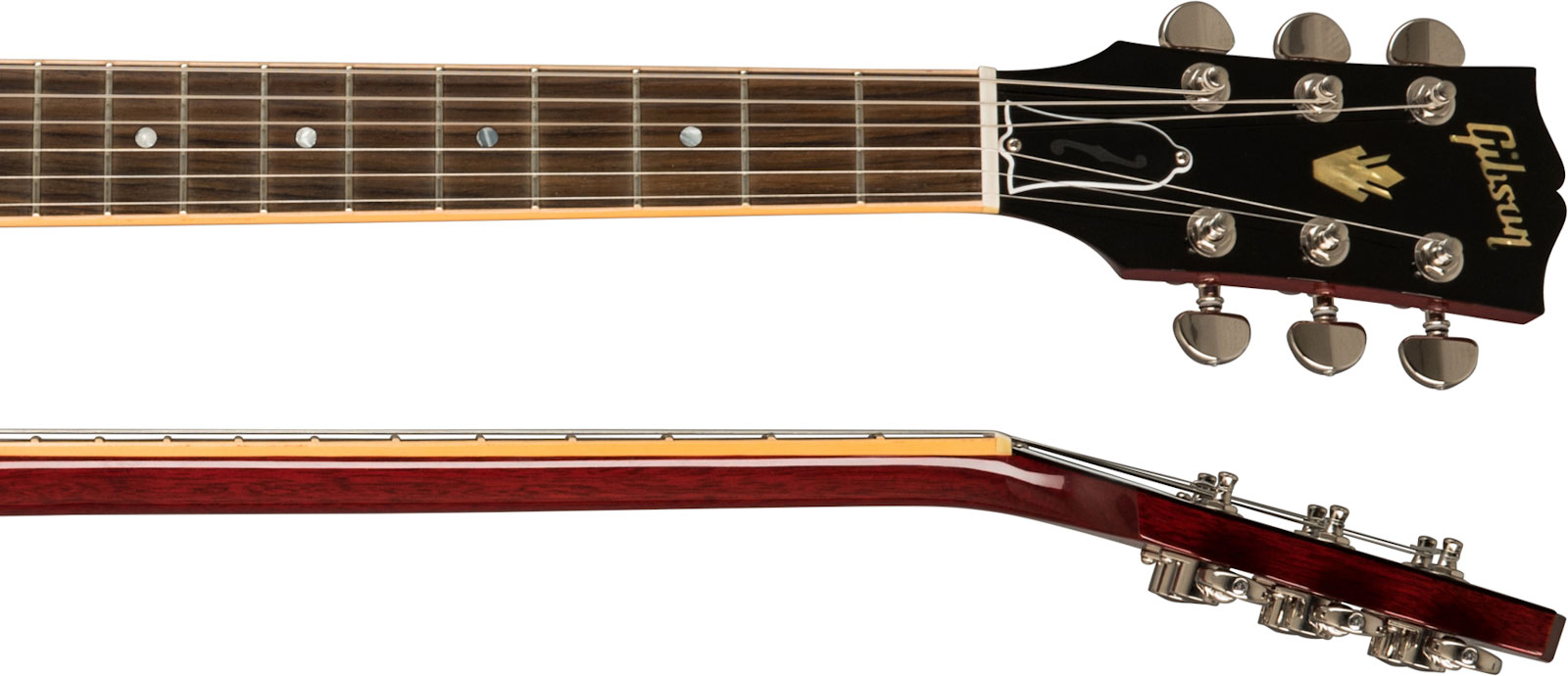 Gibson Es-335 Dot 2019 Hh Ht Rw - Antique Faded Cherry - Guitare Électrique 1/2 Caisse - Variation 3
