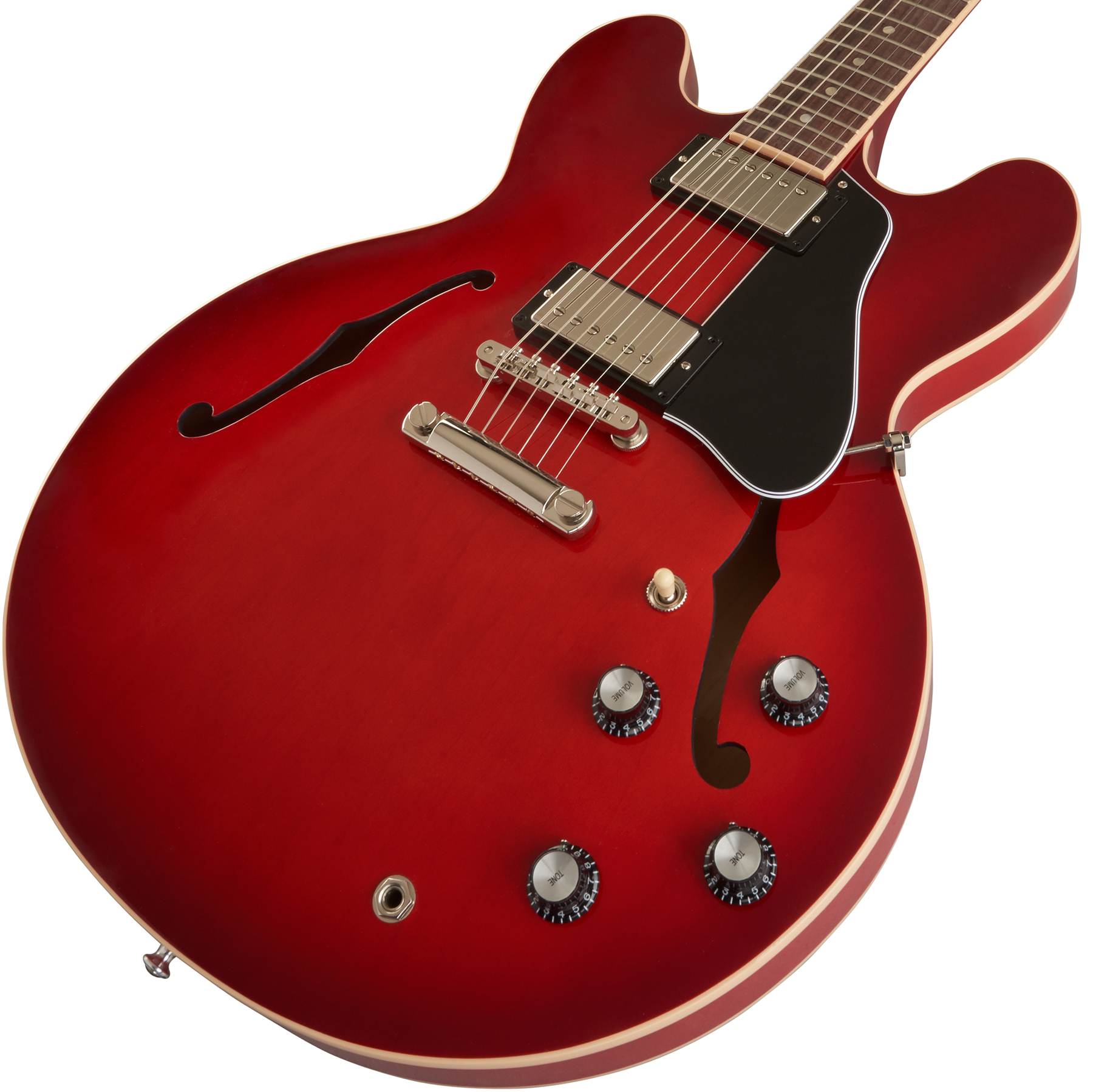 Gibson Es-335 Dot 2019 Hh Ht Rw - Cherry Burst - Guitare Électrique 1/2 Caisse - Variation 3