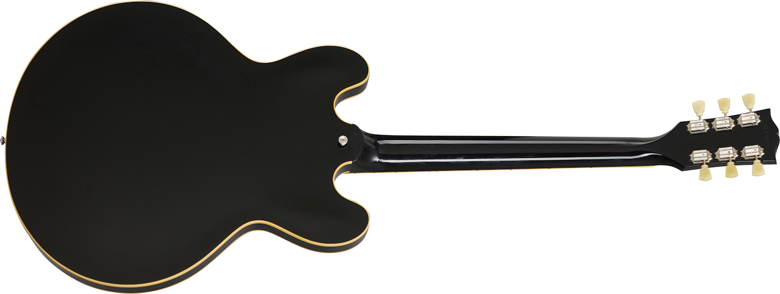 Gibson Es-335 Dot Original 2020 2h Ht Rw - Vintage Ebony - Guitare Électrique 1/2 Caisse - Variation 1