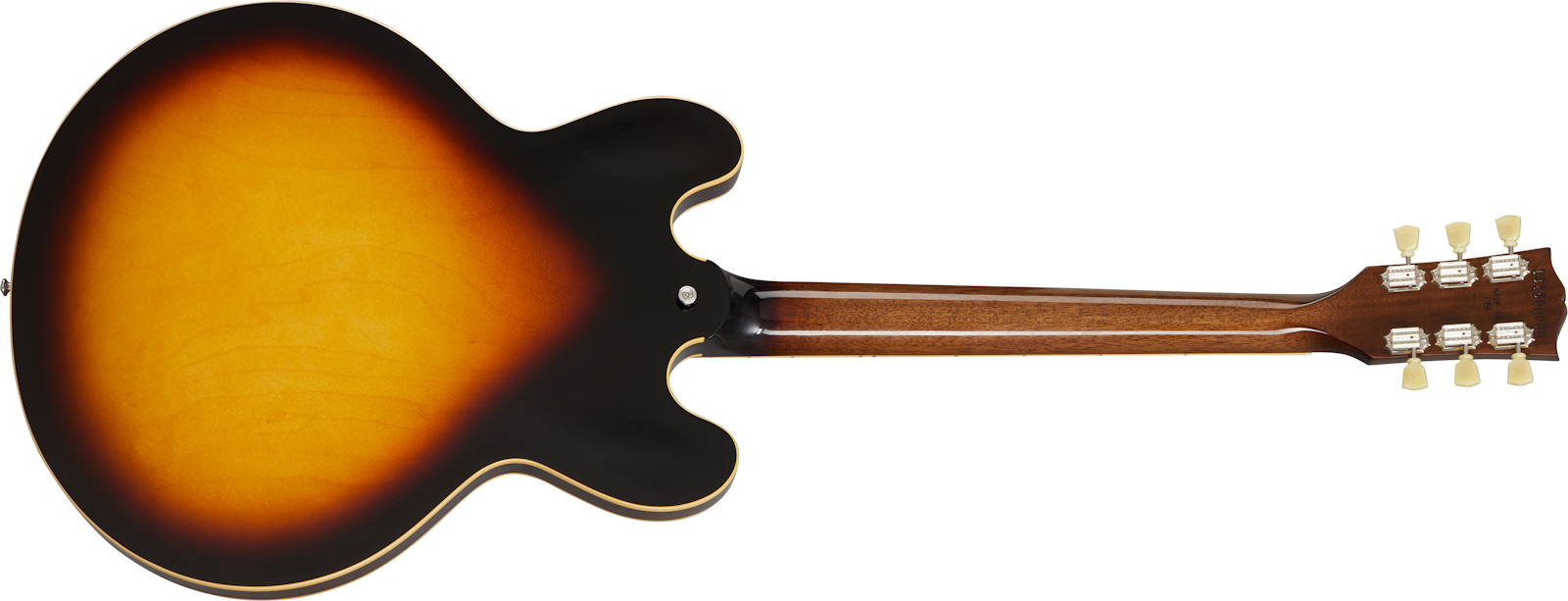 Gibson Es-335 Dot Original 2020 2h Ht Rw - Vintage Burst - Guitare Électrique 1/2 Caisse - Variation 1