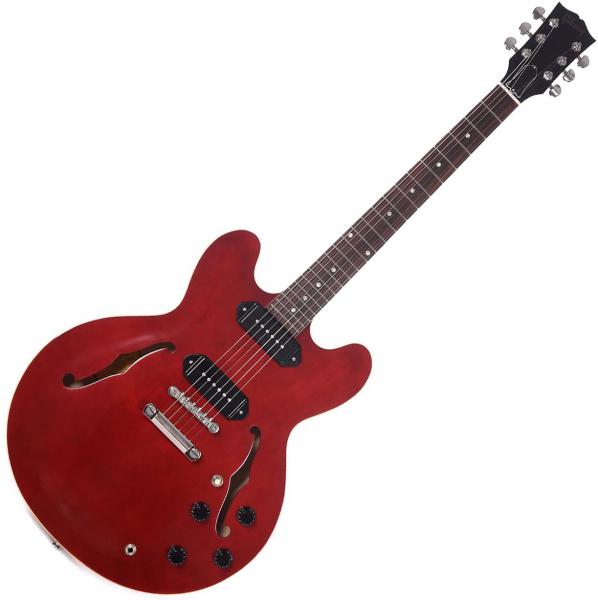 Gibson ES-335 DOT P-90 - wine red Semi-hollow electric guitar