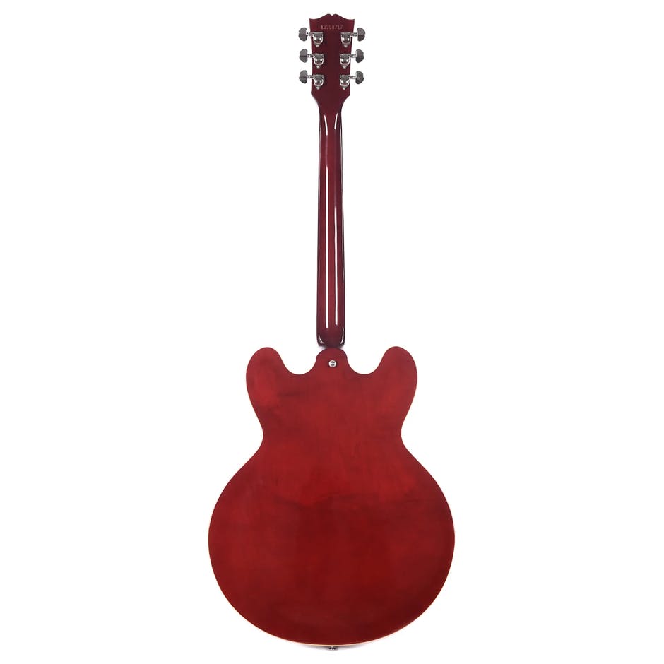 Gibson Es-335 Dot P-90 2019 Ht Rw - Wine Red - Guitare Électrique 1/2 Caisse - Variation 1