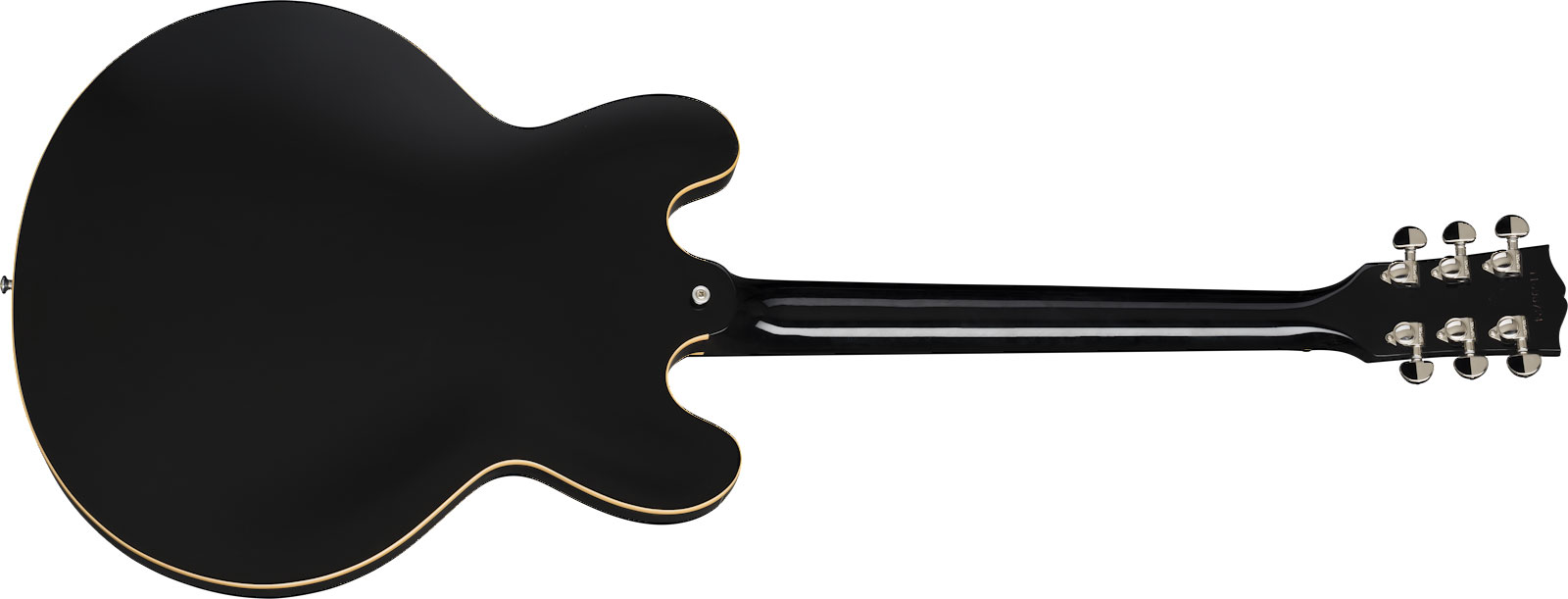 Gibson Es-335 Dot P-90 2019 Ht Rw - Ebony - Guitare Électrique 1/2 Caisse - Variation 1