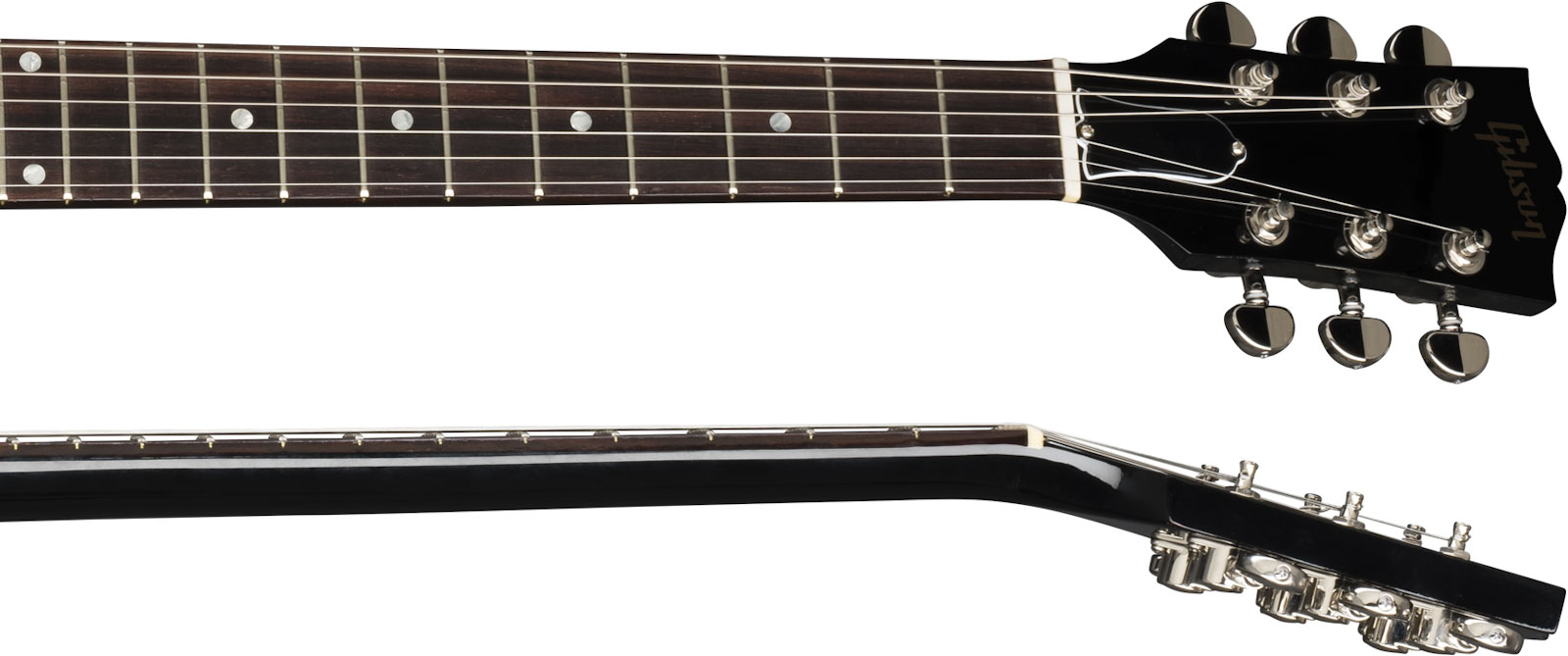 Gibson Es-335 Dot P-90 2019 Ht Rw - Ebony - Guitare Électrique 1/2 Caisse - Variation 3