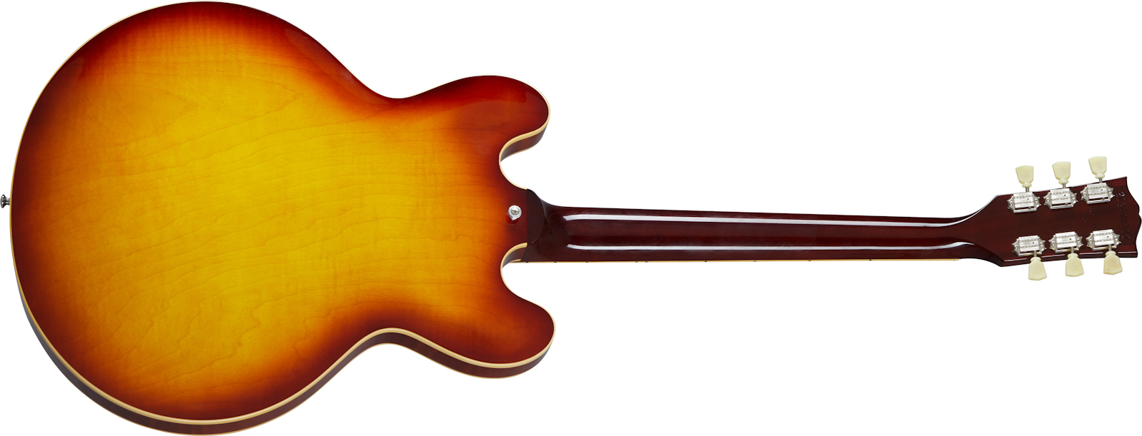 Gibson Es-335 Figured Original 2020 2h Ht Rw - Iced Tea - Guitare Électrique 1/2 Caisse - Variation 1