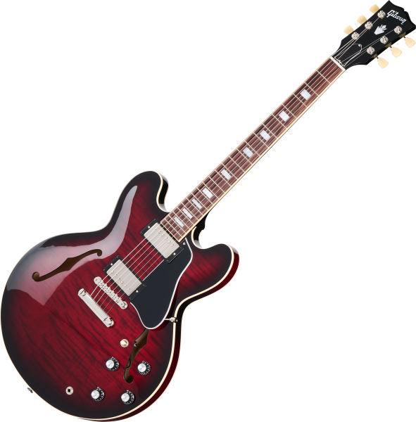Gibson ES-335 Figured Custom Color - blood moon burst Semi