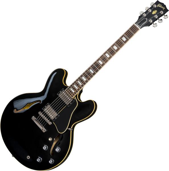 Gibson ES-335 Traditional - vintage ebony Semi-hollow electric guitar