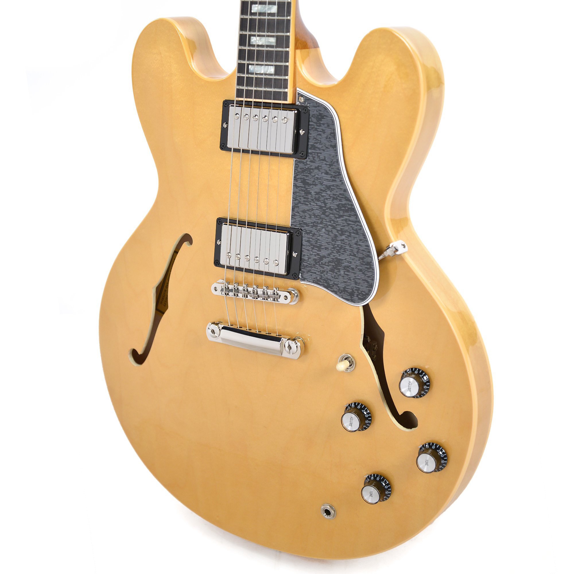 Gibson Es-335 Traditional 2018 Ltd - Dark Vintage Natural - Guitare Électrique 1/2 Caisse - Variation 2