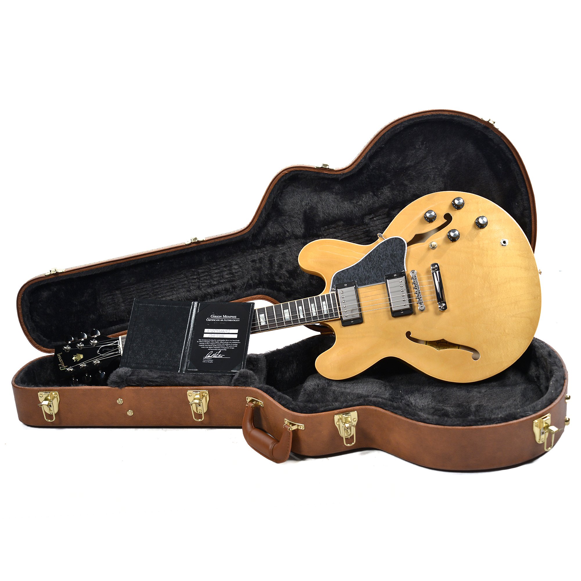 Gibson Es-335 Traditional 2018 Ltd - Dark Vintage Natural - Guitare Électrique 1/2 Caisse - Variation 5