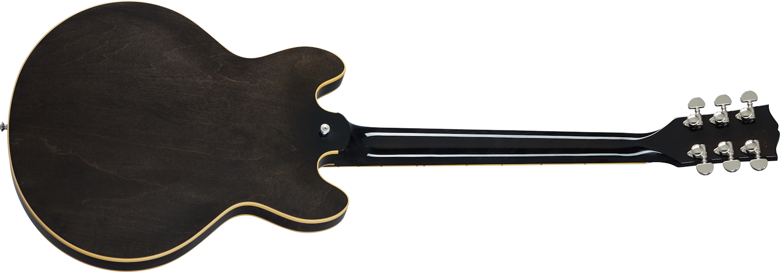 Gibson Es-339 Modern 2020 2h Ht Rw - Trans Ebony - Guitare Électrique 1/2 Caisse - Variation 1