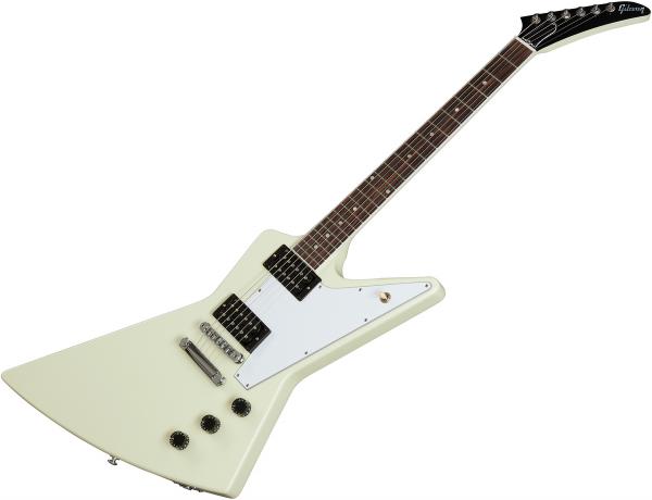 Gibson 70s Explorer - classic white Retro rock electric guitar