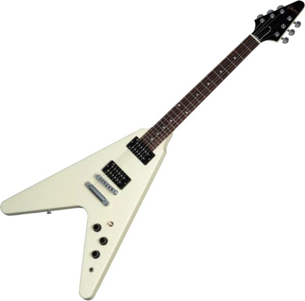 Gibson 80s Flying V - classic white Retro rock electric guitar