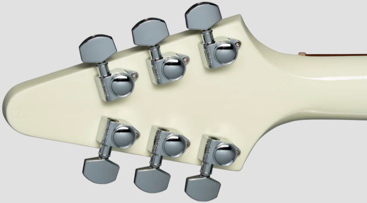 Gibson Flying V 80s 2h Ht Rw - Classic White - Guitare Électrique RÉtro Rock - Variation 4