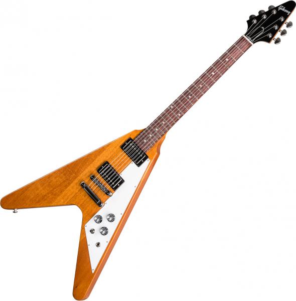 Gibson Flying V - antique natural Retro rock electric guitar