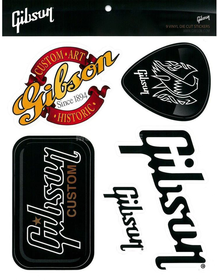 Guitar Sticker Pack Autocollant & stickers Gibson