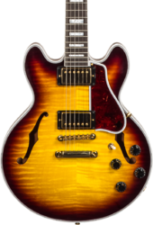 Guitare électrique 1/2 caisse Gibson Custom Shop CS-356 #CS201786 - Vintage sunburst