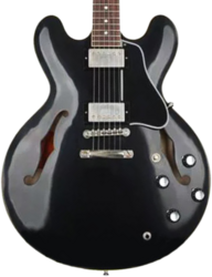 Guitare électrique 1/2 caisse Gibson Custom Shop Historic 1961 ES-335 Reissue - Vos ebony