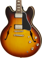 Guitare électrique 1/2 caisse Gibson Custom Shop Historic 1964 ES-335 Reissue - Vos vintage burst