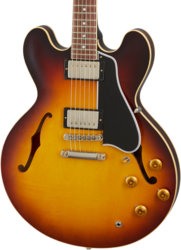 Guitare électrique 1/2 caisse Gibson Custom Shop Historic 1959 ES-335 Reissue - Vintage burst