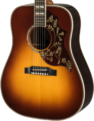 Guitare folk Gibson Custom Shop Hummingbird Deluxe - Rosewood burst