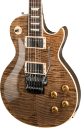 Guitare électrique single cut Gibson Custom Shop Les Paul Axcess Standard Figured Floyd Rose - Gloss dc rust