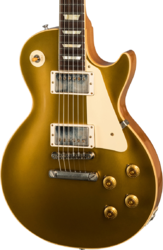 Guitare électrique single cut Gibson Custom Shop 1957 Les Paul Goldtop Reissue - Vos double gold