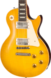 Guitare électrique single cut Gibson Custom Shop 1958 Les Paul Standard Reissue - Vos lemon burst