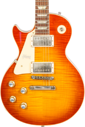 Guitare électrique gaucher Gibson Custom Shop 1960 Les Paul Standard Reissue LH #09122 - Vos tangerine burst
