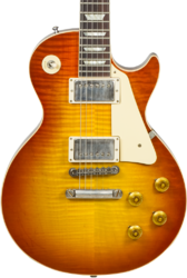 Guitare électrique single cut Gibson Custom Shop 60th Anniversary 1960 Les Paul Standard V1 #001496 - Vos antiquity burst