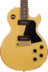 Guitare électrique single cut Gibson Custom Shop M2M 1957 Les Paul Special Single Cut Reissue #70811 - Heavy aged tv yellow