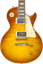 Guitare électrique single cut Gibson Custom Shop M2M 1959 Les Paul Standard Reissue #933187 - Murphy Lab Light Aged Slow Ice Tea Fade