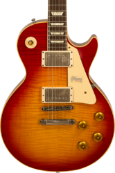 Guitare électrique single cut Gibson Custom Shop M2M 60th Anniversary 1959 Les Paul Standard #991818 - Vos sunrise teaburst