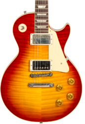 Guitare électrique single cut Gibson Custom Shop M2M 1959 Les Paul Standard Reissue #932134 - Murphy lab ultra light aged washed cherry burst