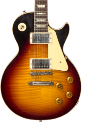 Guitare électrique single cut Gibson Custom Shop M2M 1959 Les Paul Standard Reissue #932163 - Murphy lab light aged dark burst
