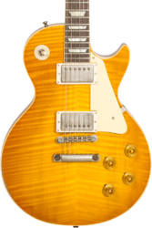 Guitare électrique single cut Gibson Custom Shop M2M 1959 Les Paul Standard Reissue #932980 - Murphy lab heavy aged dirty lemon fade