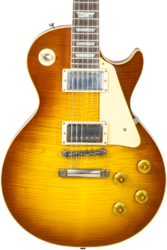 Guitare électrique single cut Gibson Custom Shop M2M 1959 Les Paul Standard Reissue #934307 - Murphy Lab Ultra Light Aged Iced Tea Burst