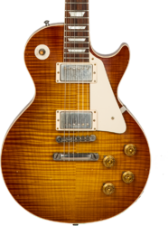 Guitare électrique single cut Gibson Custom Shop M2M Les Paul Standard 1959 Reissue #943170 - Lightly aged iced tea