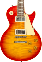Guitare électrique single cut Gibson Custom Shop M2M 1959 Les Paul Standard Reissue #94389 - Murphy lab light aged washed cherry sunburst
