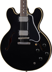 Guitare électrique 1/2 caisse Gibson Custom Shop Murphy Lab 1959 ES-335 Reissue - Ultra light aged ebony