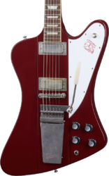 Guitare électrique rétro rock Gibson Custom Shop Murphy Lab 1963 Firebird V With Maestro Vibrola - Ultra light aged ember red