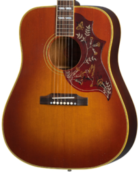 Guitare folk Gibson Custom Shop Murphy Lab Acoustic 1960 Hummingbird Fixed Bridge - Light aged cherry sunburst