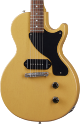 Guitare électrique single cut Gibson Custom Shop Murphy Lab 1957 Les Paul Junior Single Cut Reissue - Ultra light aged tv yellow