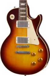 Guitare électrique single cut Gibson Custom Shop 1958 Les Paul Standard Reissue - Murphy lab ultra light aged bourbon burst