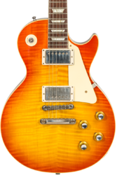 Guitare électrique single cut Gibson Custom Shop Murphy Lab 1960 Les Paul Standard Reissue #001189 - Ultra light aged orange lemon fade burst