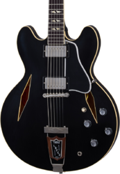 Guitare électrique 1/2 caisse Gibson Custom Shop Murphy Lab 1964 Trini Lopez Standard Reissue - Ultra light aged ebony