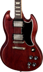 Guitare électrique double cut Gibson Custom Shop 1961 SG Standard Reissue Stop Bar - Vos cherry red