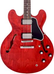 Guitare électrique 1/2 caisse Gibson 1961 ES-335 Historic Kalamazoo - Gloss sixties cherry