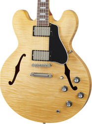 Guitare électrique 1/2 caisse Gibson ES-335 Figured - Antique natural