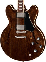 Guitare électrique 1/2 caisse Gibson ES-335 60s - dark walnut